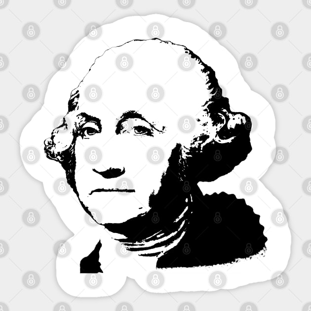 George Washington Sticker by phatvo